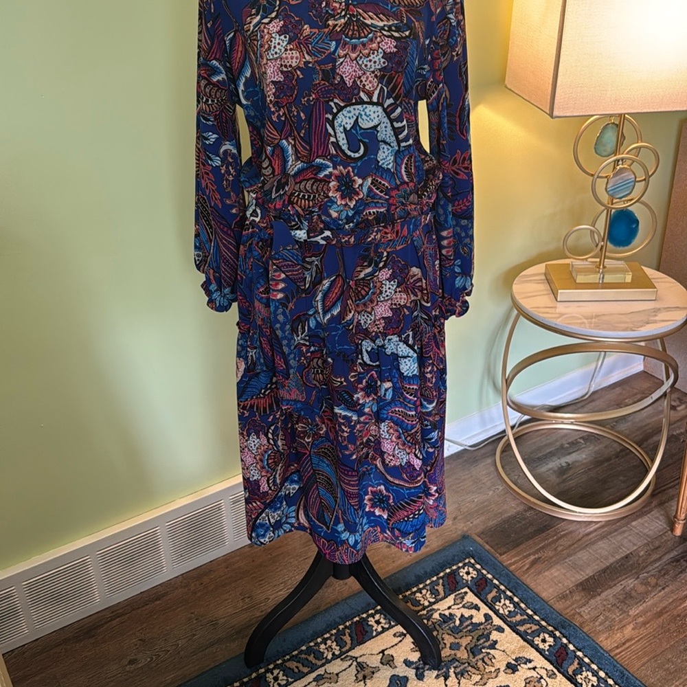 Maggy London Floral Midi Dress
